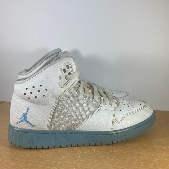 Jordan Shoes - Nike Jordan 1 Flight 4 Premium Women’s Size 7.5 Sneakers White/Blue